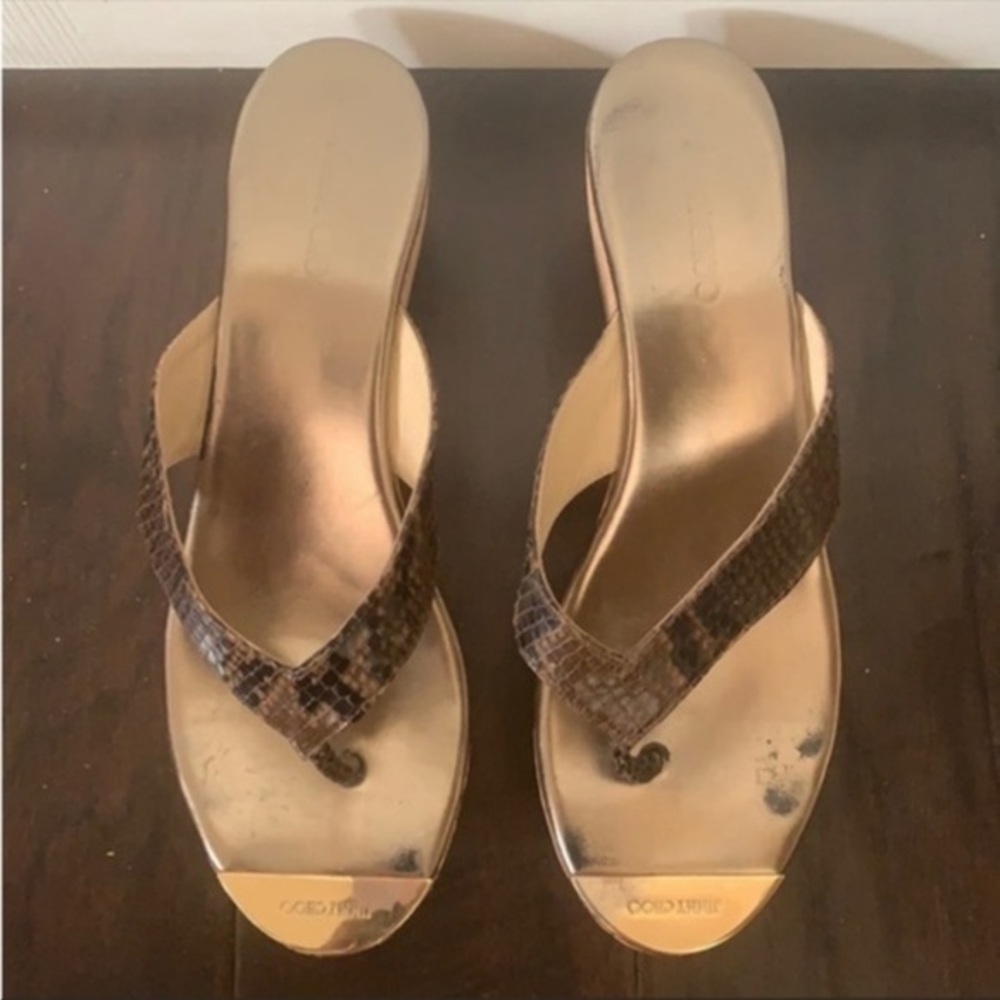 Jimmy Choo 'Pathos' Cork Platform Slide Sandal - image 3